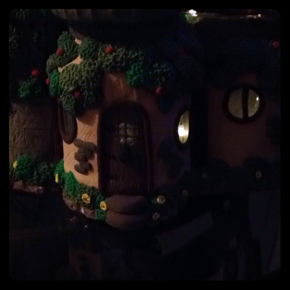 Polymer clay fairy castle
